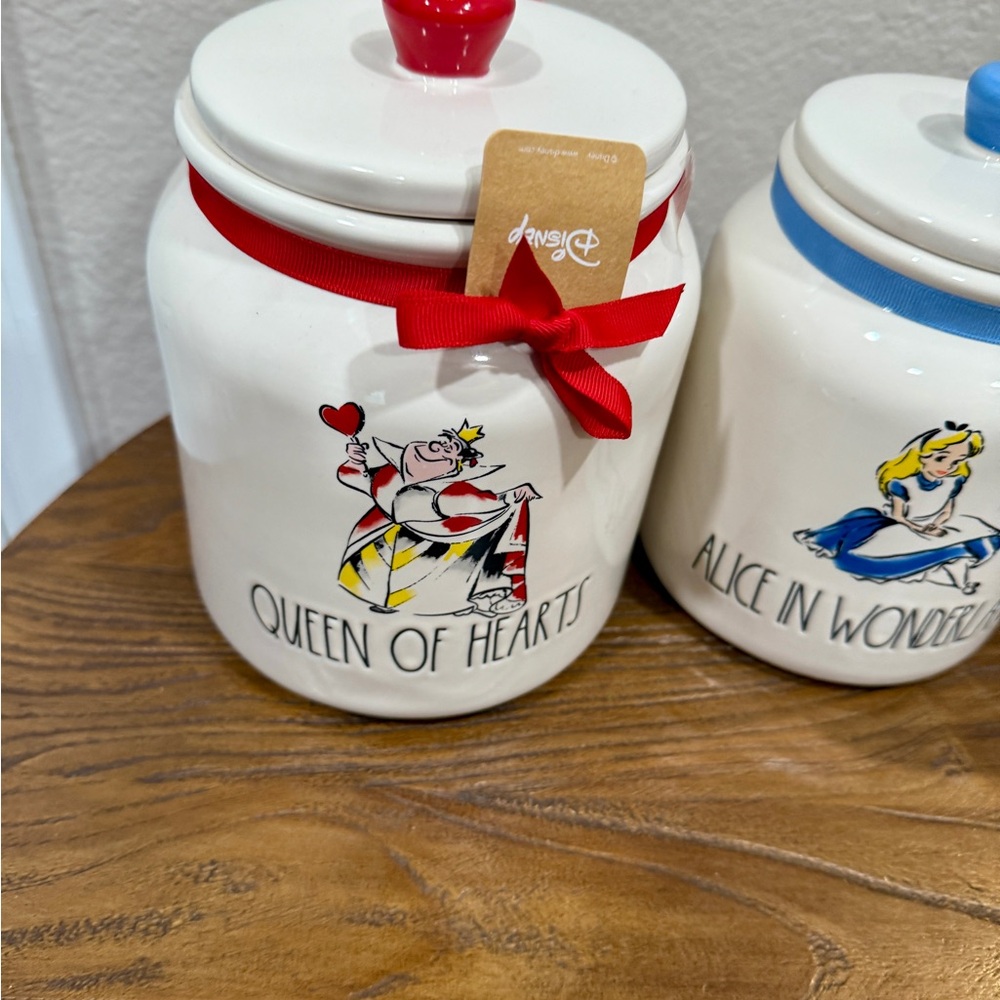 Rae Dunn Disney Alice in Wonderland Ceramic Canister Set - Picture 4 of 7